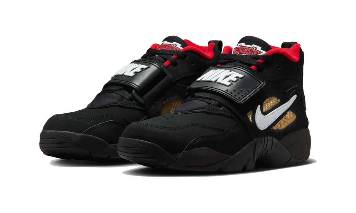 Overkicks - Nike Air Diamond Turf Proto 92 Black Fire Red (IM5767-001) - vista trasera