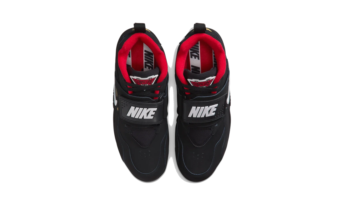 Overkicks - Nike Air Diamond Turf Proto 92 Black Fire Red (IM5767-001) - vista superior
