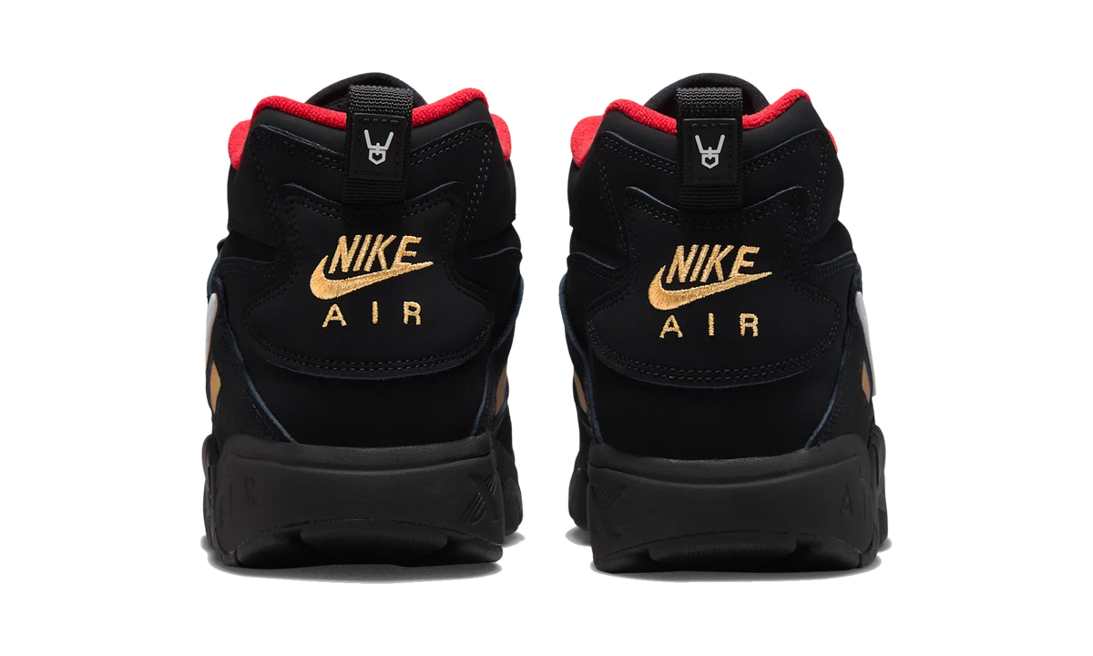 Overkicks - Nike Air Diamond Turf Proto 92 Black Fire Red (IM5767-001) - detalle talon