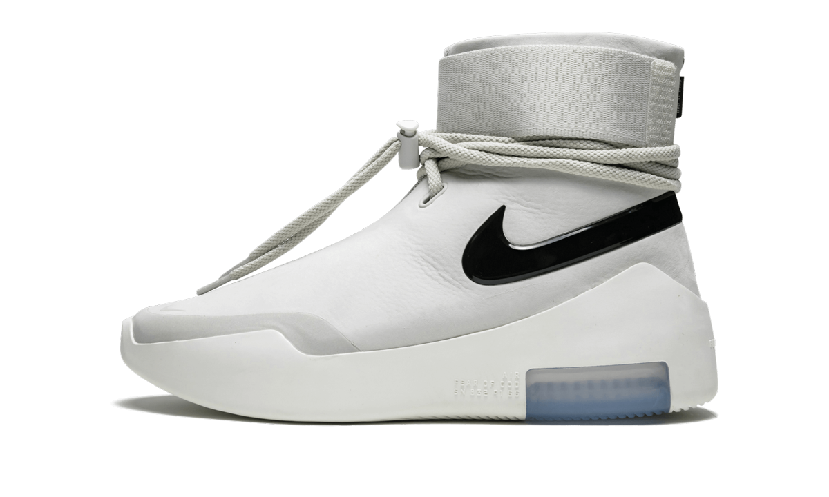 Overkicks - Nike Air Fear Of God 1 SA Light Bone Black (AT9915-002) - vista lateral