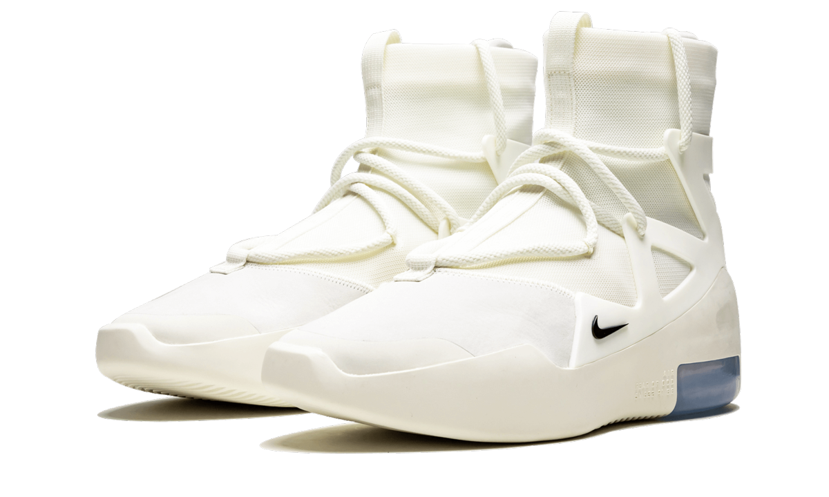Overkicks - Nike Air Fear Of God 1 Sail Black (AR4237-100) - vista trasera