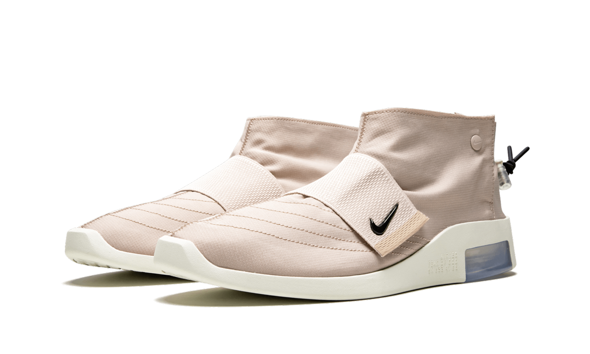 Overkicks - Nike Air Fear Of God Moccasin Particle Beige (AT8086-200) - vista trasera