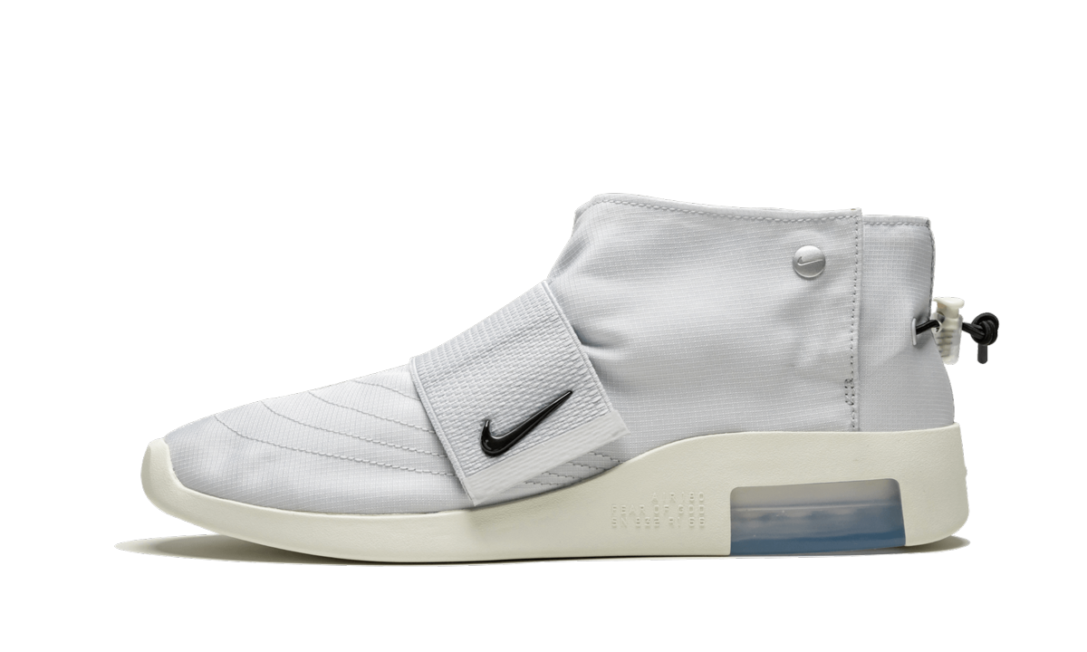 Overkicks - Nike Air Fear Of God Moccasin Pure Platinum (AT8086-001) - vista lateral
