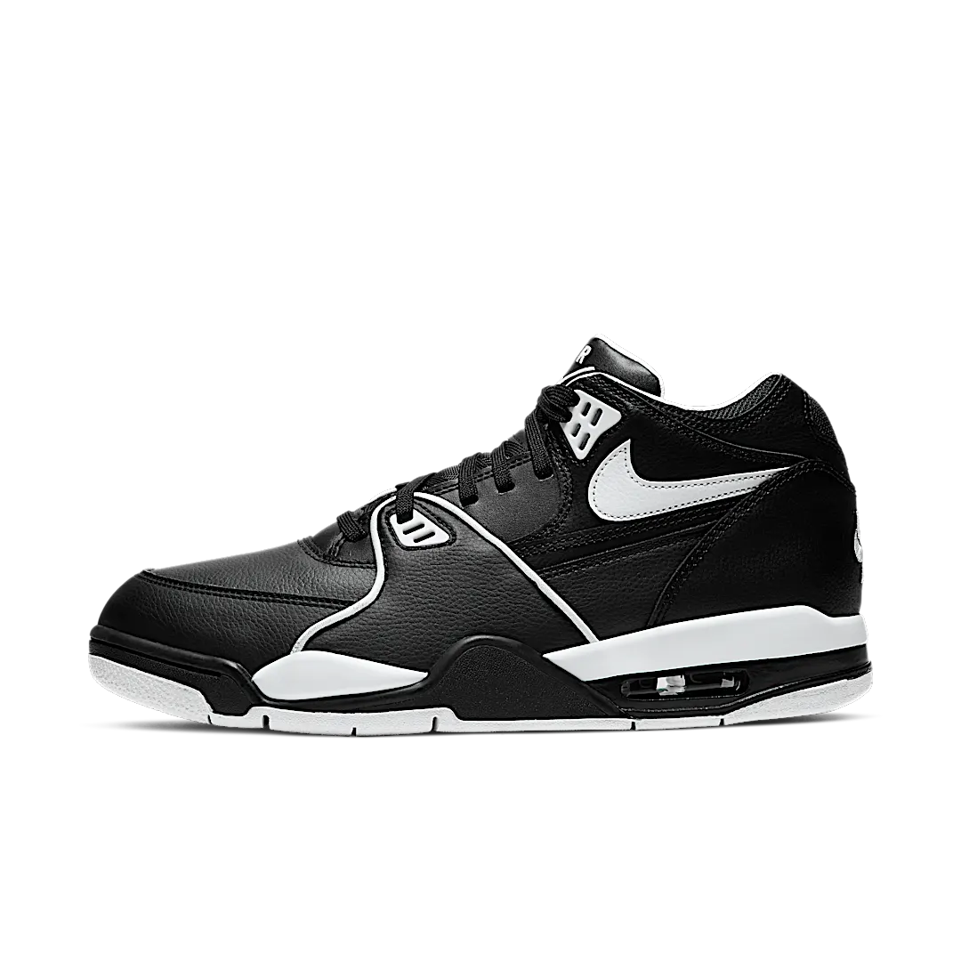 Overkicks - Nike Air Flight 89 Black White (2019) (CU4833-015) - vista lateral