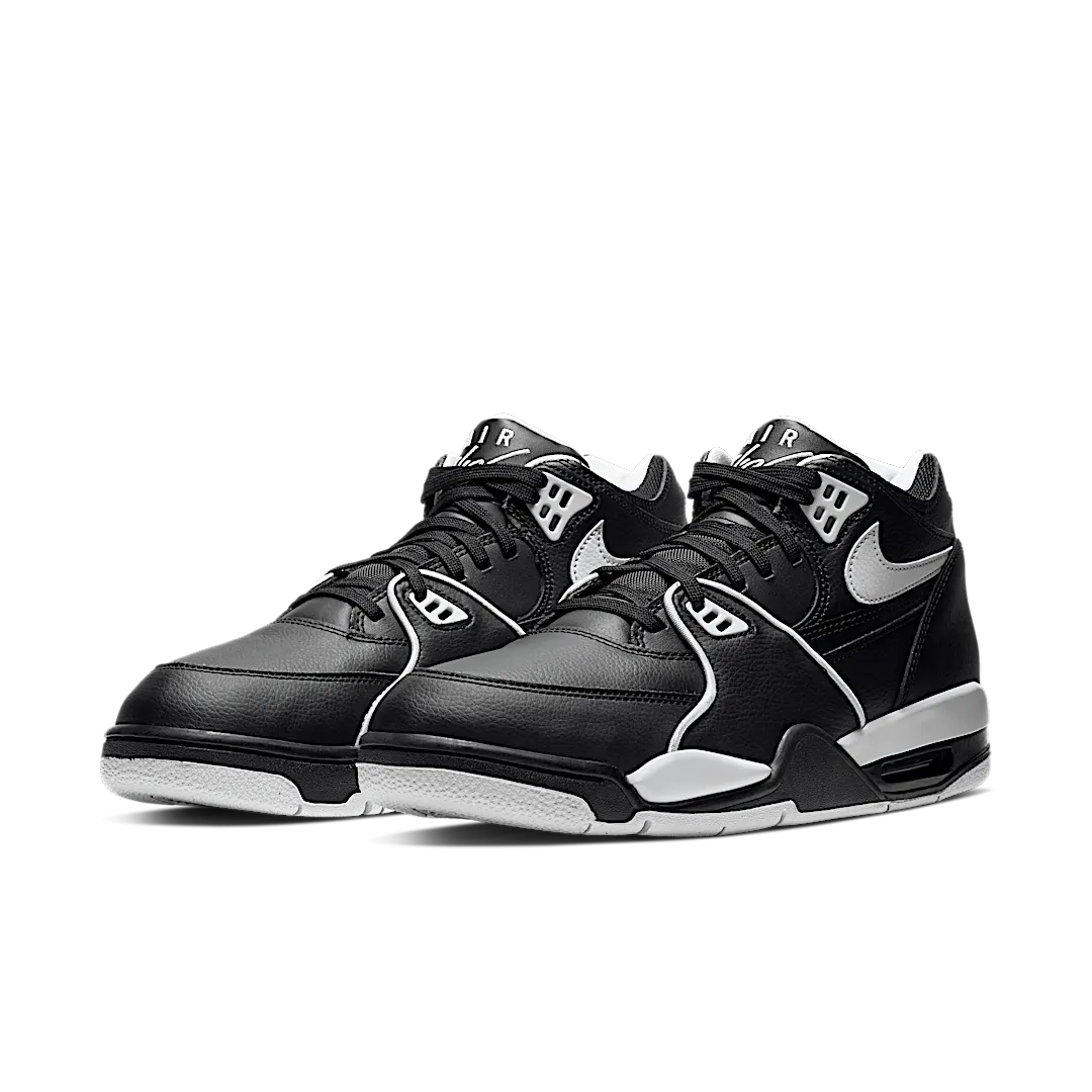 Overkicks - Nike Air Flight 89 Black White (2019) (CU4833-015) - vista trasera