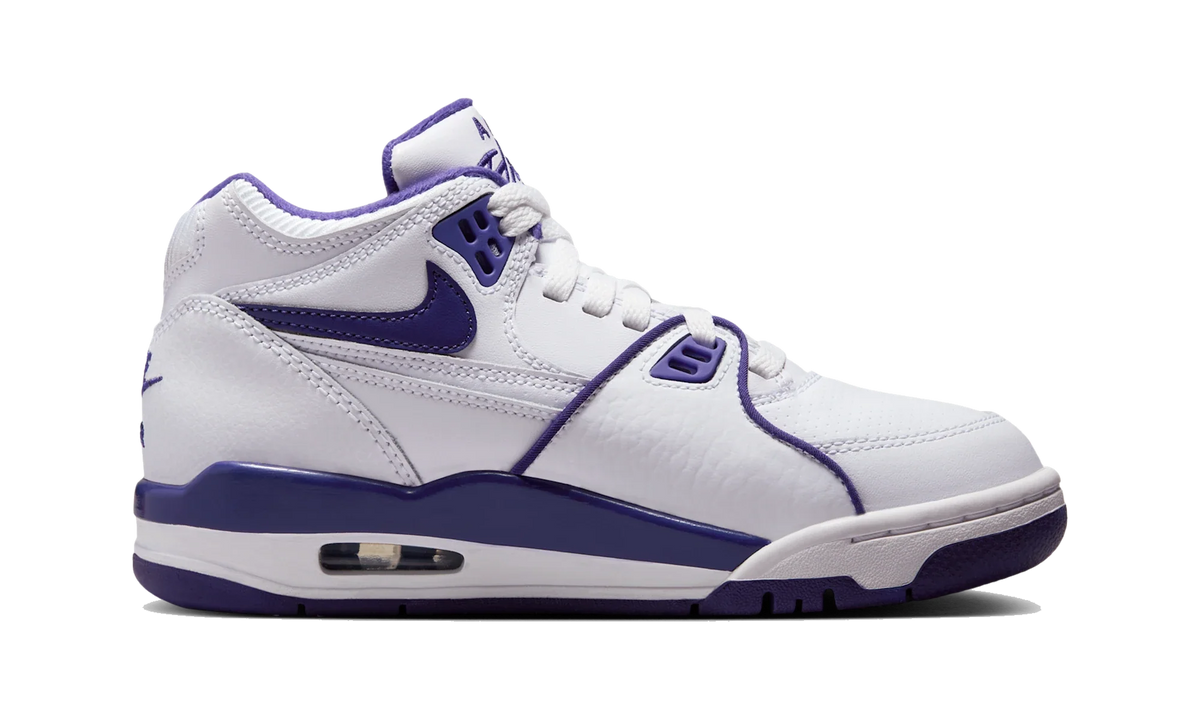 Overkicks - Nike Air Flight '89 White Court Purple (GS) (HF0406-105) - imagen 4