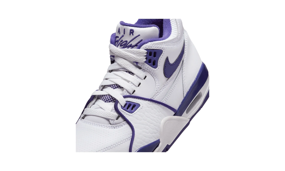 Overkicks - Nike Air Flight '89 White Court Purple (GS) (HF0406-105) - imagen 7