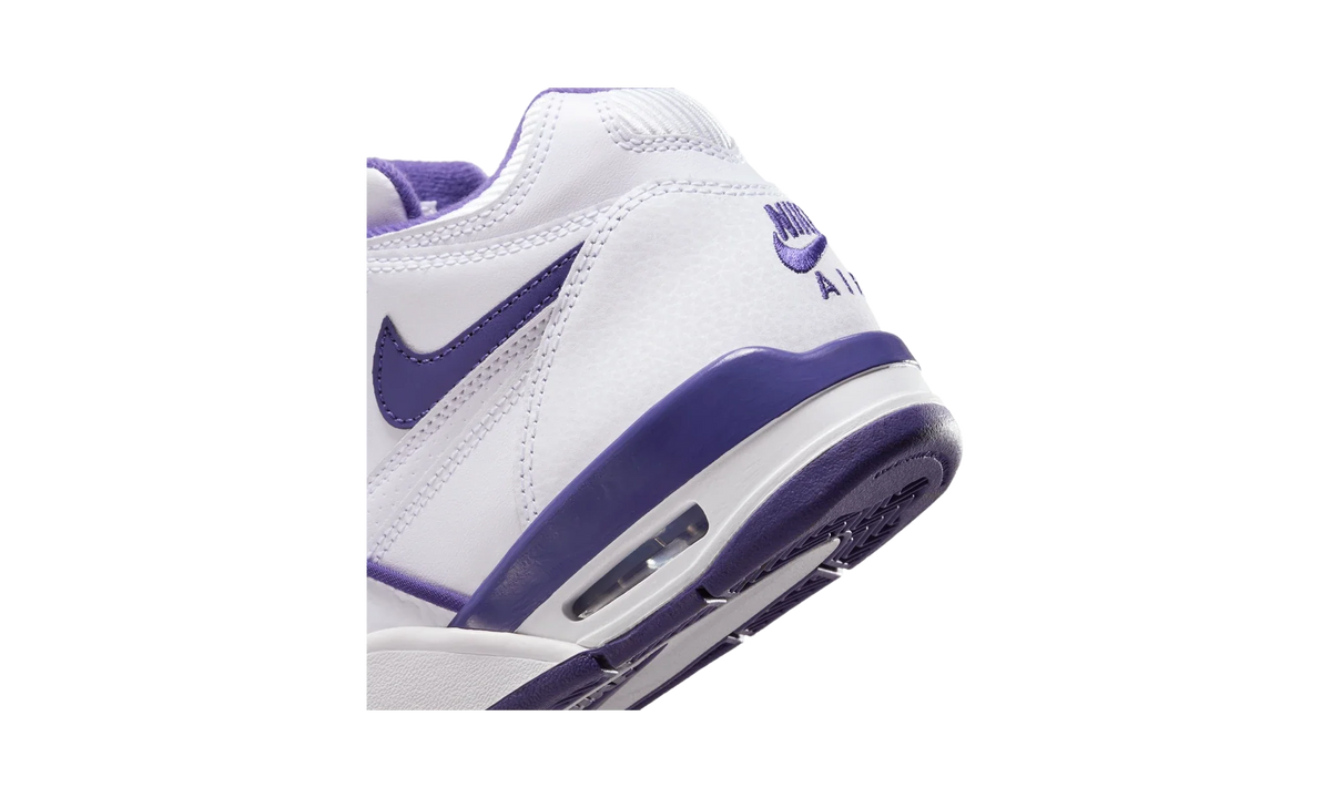 Overkicks - Nike Air Flight '89 White Court Purple (GS) (HF0406-105) - imagen 8