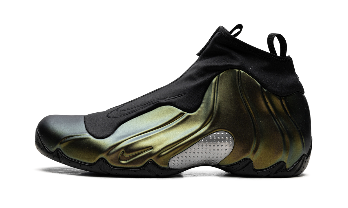 Overkicks - Nike Air Flightposite Metallic Gold (2024) (FV5582-700) - vista lateral