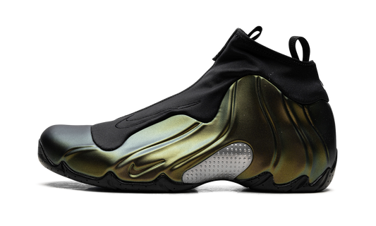 Overkicks - Nike Air Flightposite Metallic Gold (2024) (FV5582-700) - vista lateral