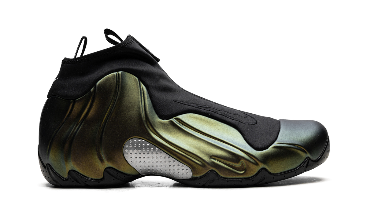 Overkicks - Nike Air Flightposite Metallic Gold (2024) (FV5582-700) - detalle talon