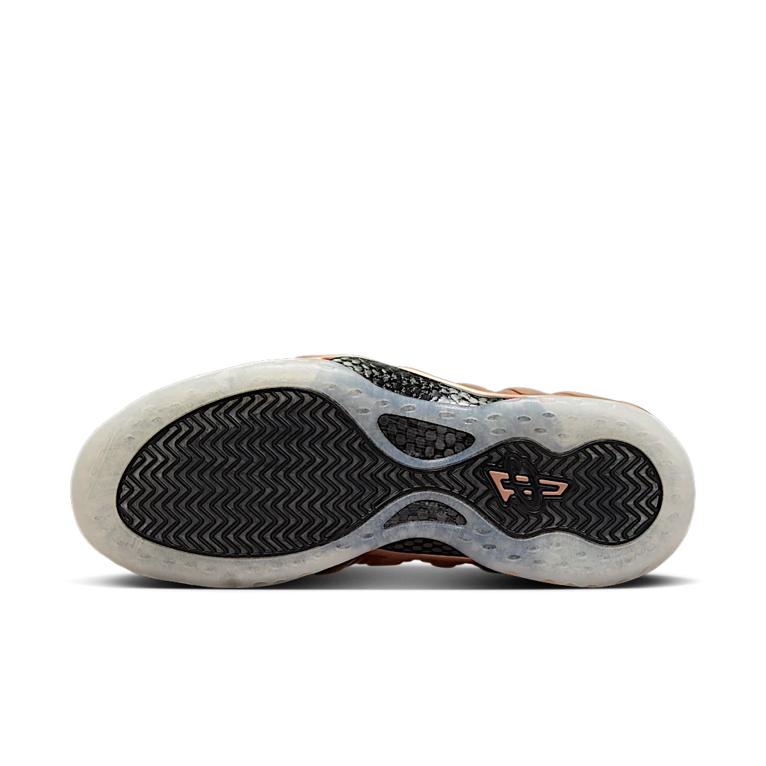 Overkicks - Nike Air Foamposite One Copper (2024) (FZ9902-001) - detalle suela