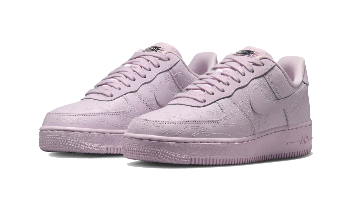 Overkicks - Nike Air Force 1 07 Bleached Lilac/White/Bleached Lilac (IO4842-500) - vista trasera