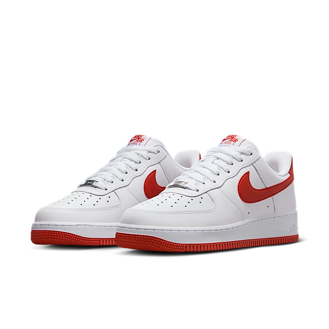 Overkicks - Nike Air Force 1 07 Dragon Red (FJ4146-106) - vista trasera