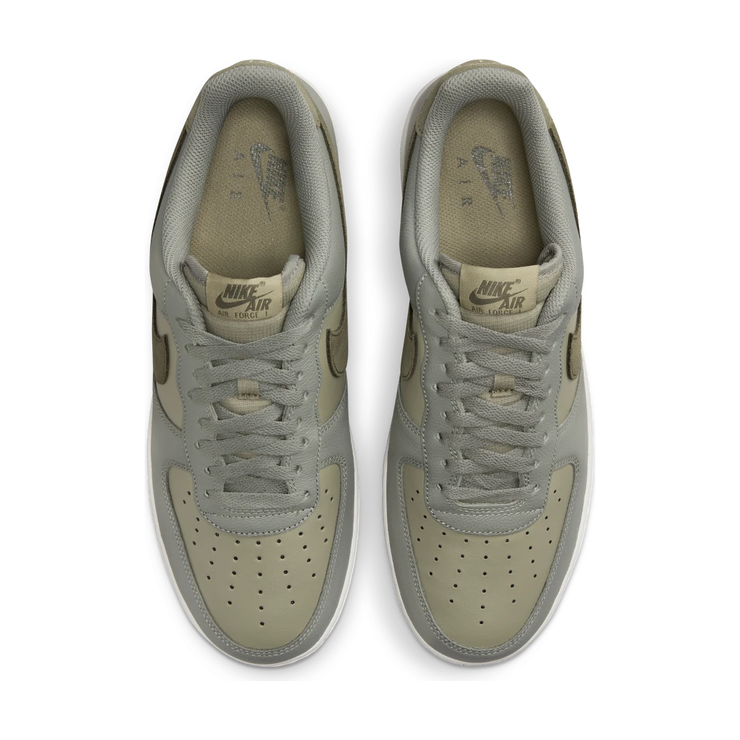 Overkicks - Nike Air Force 1 07 LV8 Dark Stucco Neutral Olive (FJ4170-002) - par completo