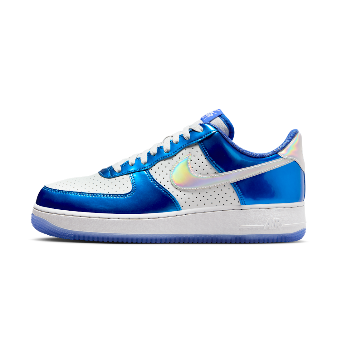 Overkicks - Nike Air Force 1 07 LV8 Light Photo Blue Photon Dust Racer Blue Multi-Color (HV5751-435) - vista lateral