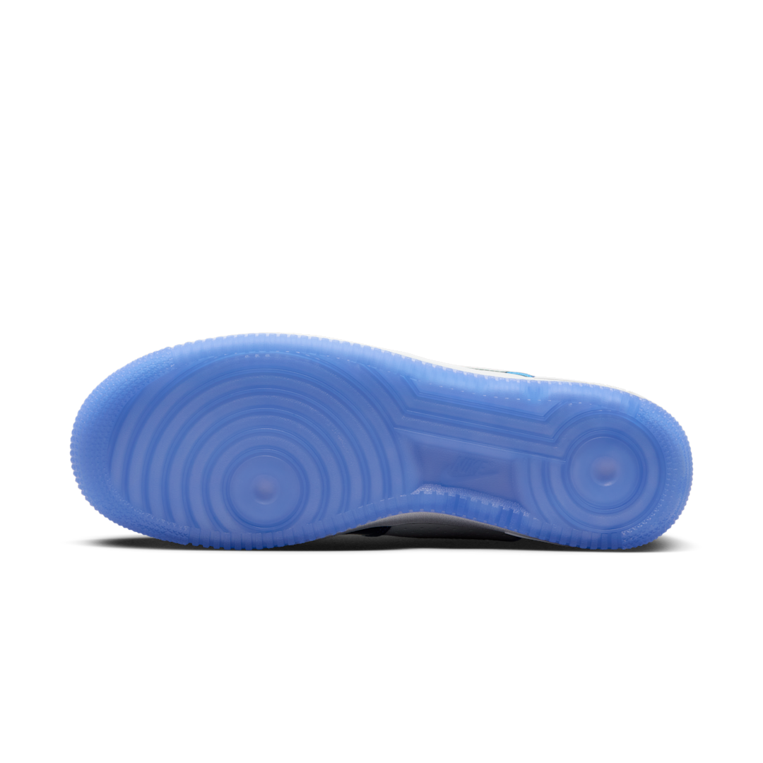Overkicks - Nike Air Force 1 07 LV8 Light Photo Blue Photon Dust Racer Blue Multi-Color (HV5751-435) - detalle suela