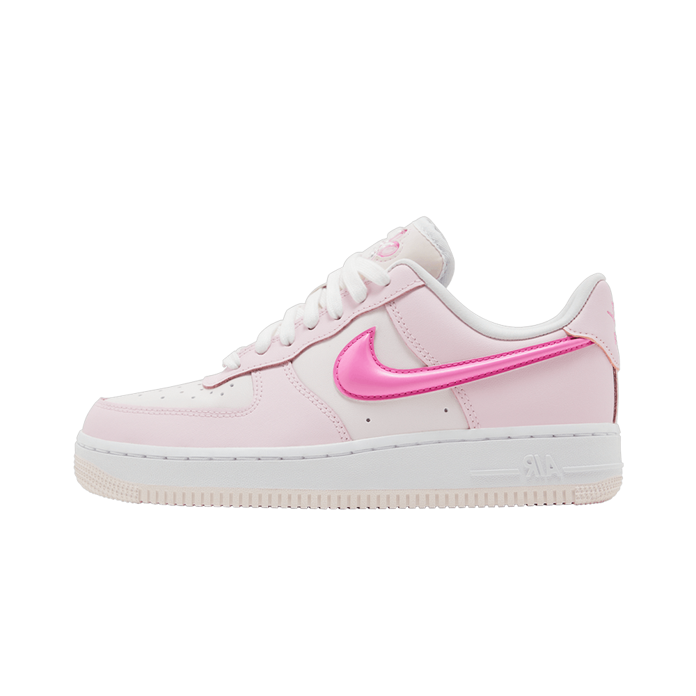 Overkicks - Nike Air Force 1 07 LX Pearl Pink Paw Print (HM3696-661) - vista lateral
