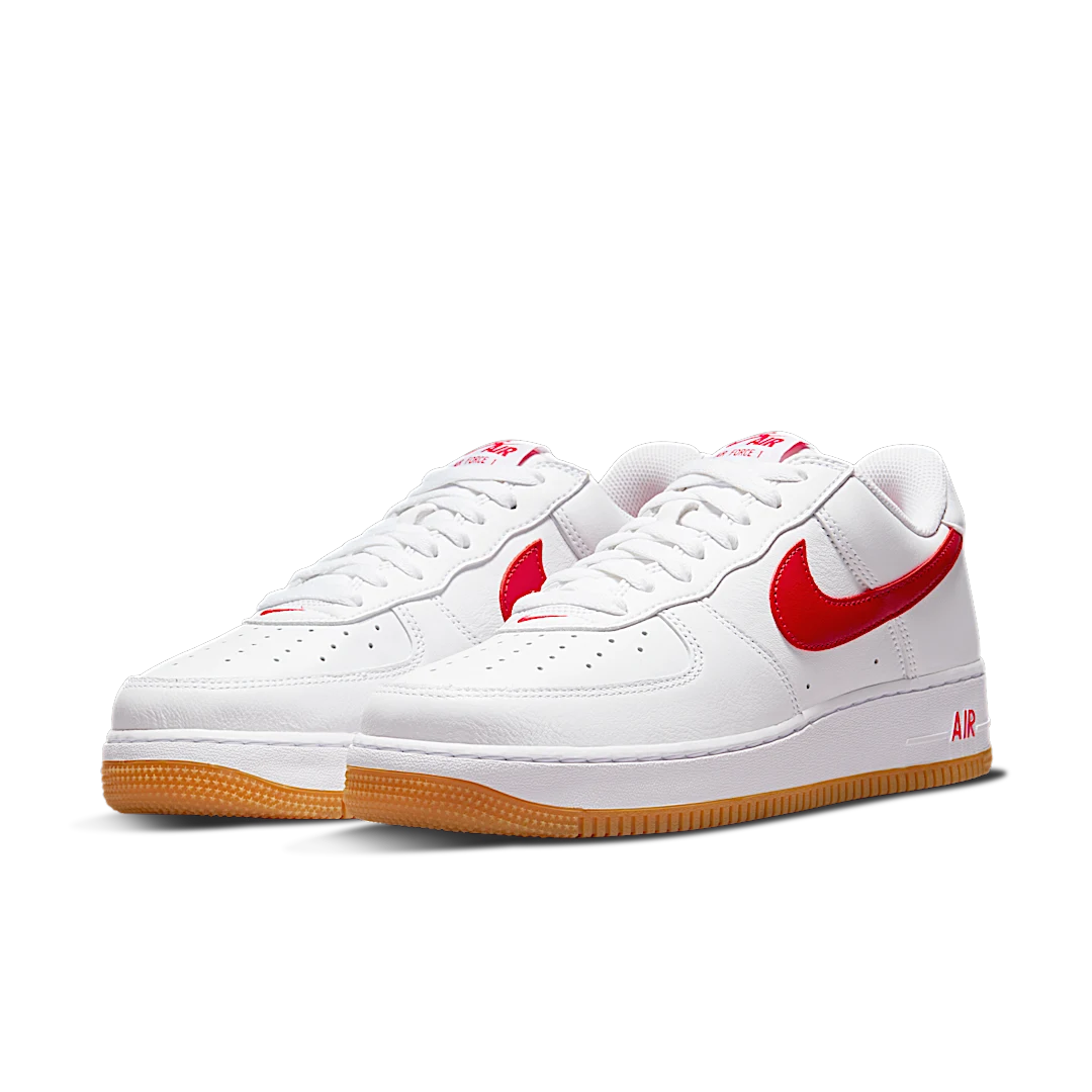 Overkicks - Nike Air Force 1 07 Low Color of the Month University Red Gum (DJ3911-102) - vista trasera