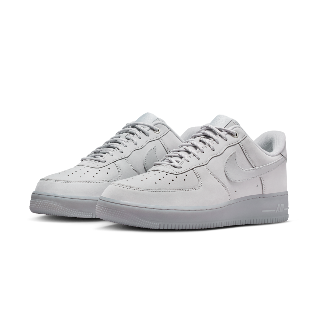 Overkicks - Nike Air Force 1 07 Low WB Triple Wolf Grey (CJ9179-002) - vista trasera