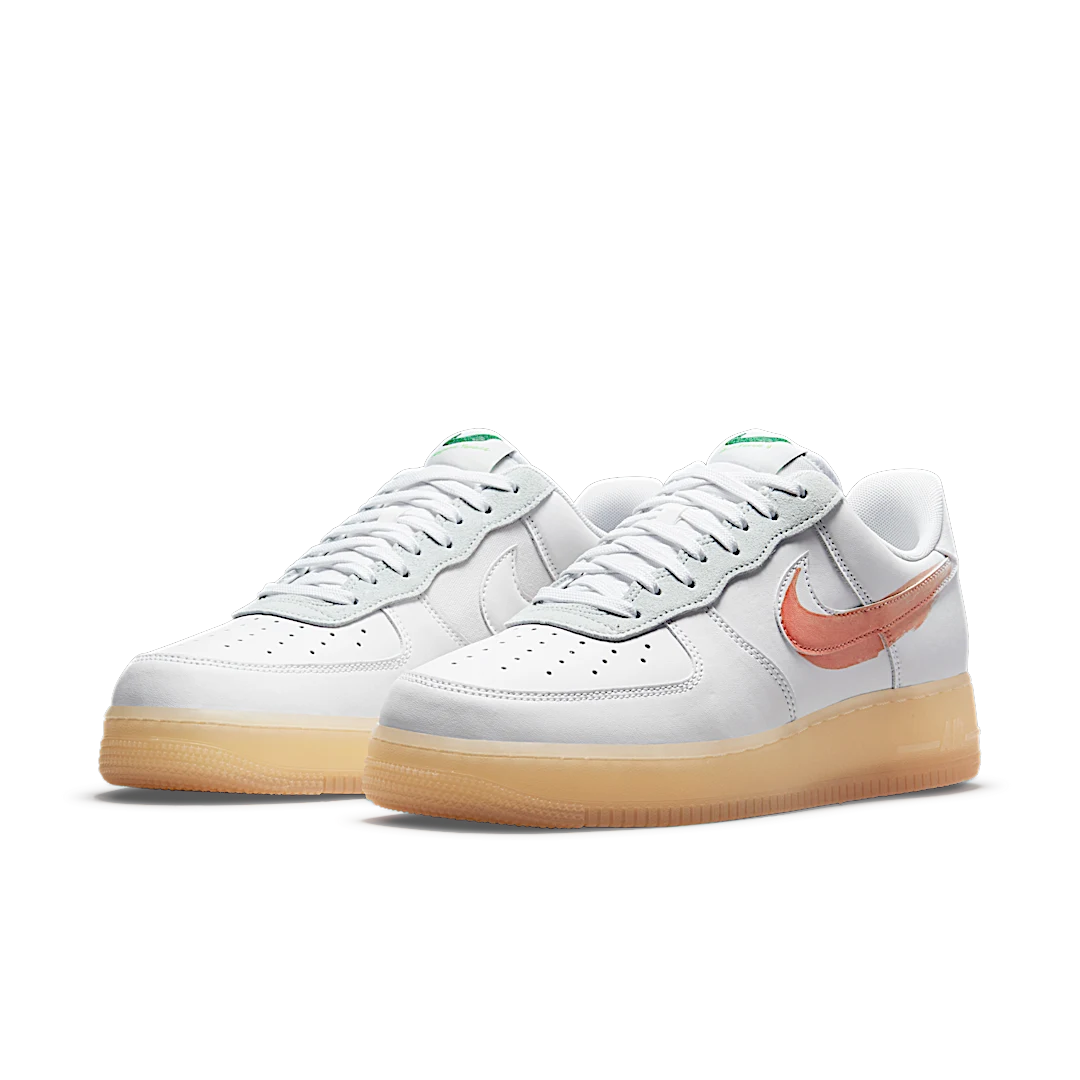 Overkicks - Nike Air Force 1 Flyleather Mayumi Yamase White (DB3598-100) - vista trasera