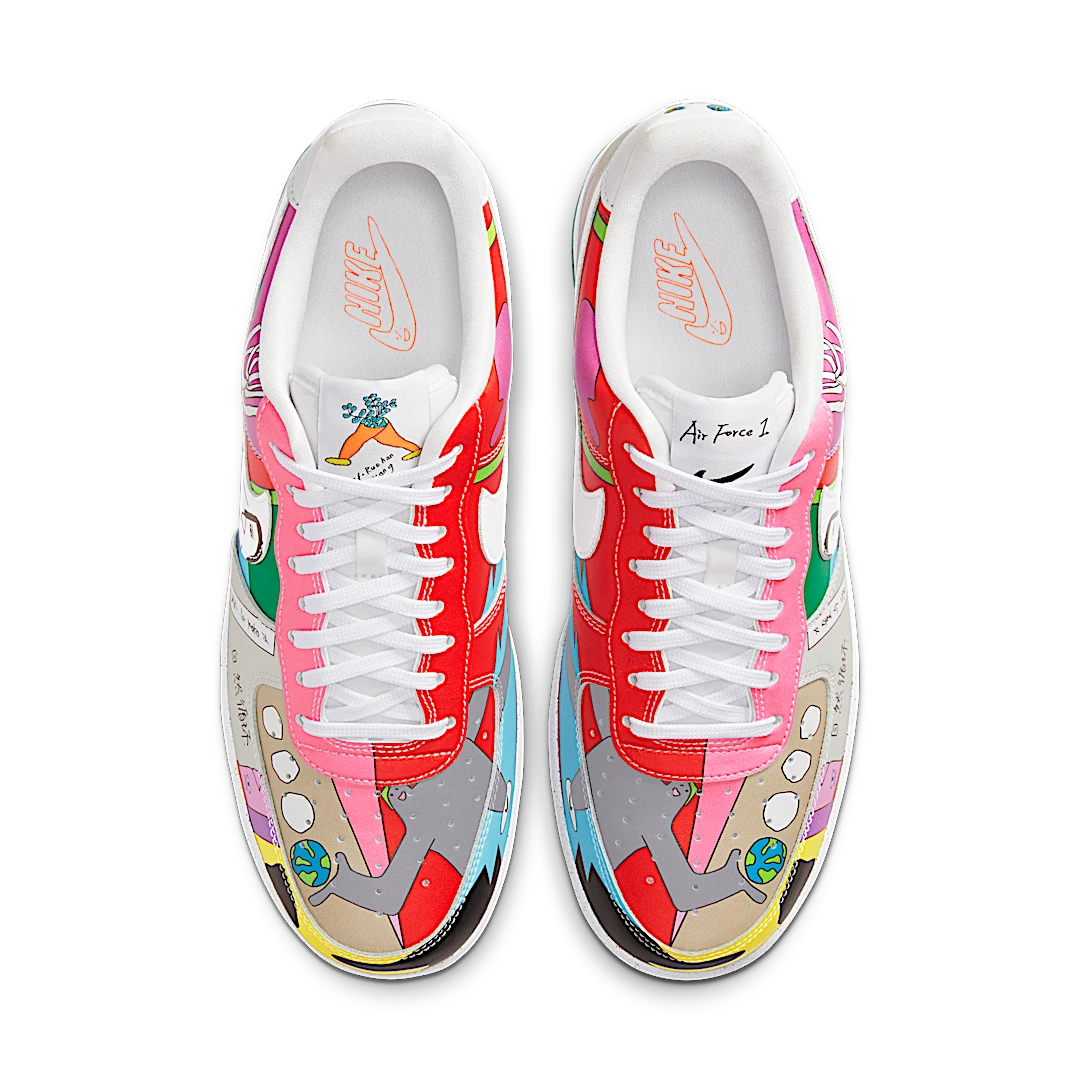 Overkicks - Nike Air Force 1 Flyleather Ruohan Wang (CZ3990-900) - par completo