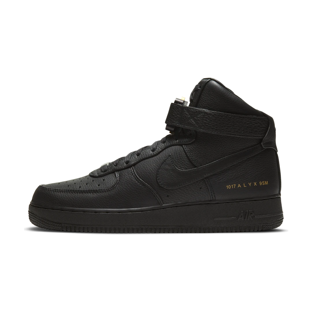 Overkicks - Nike Air Force 1 High 1017 ALYX 9SM Black (CQ4018-001) - vista lateral
