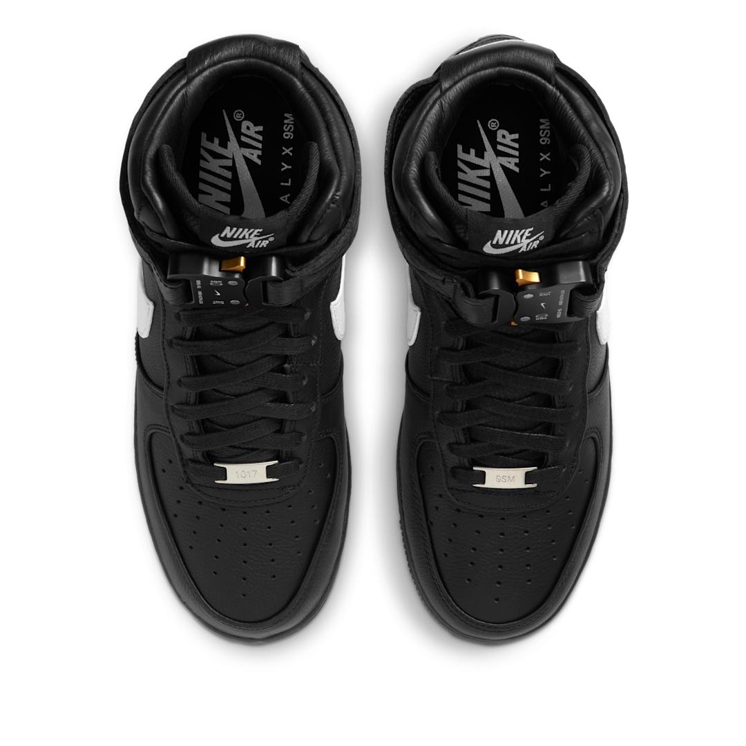 Overkicks - Nike Air Force 1 High 1017 ALYX 9SM Black White (CQ4018-002) - par completo