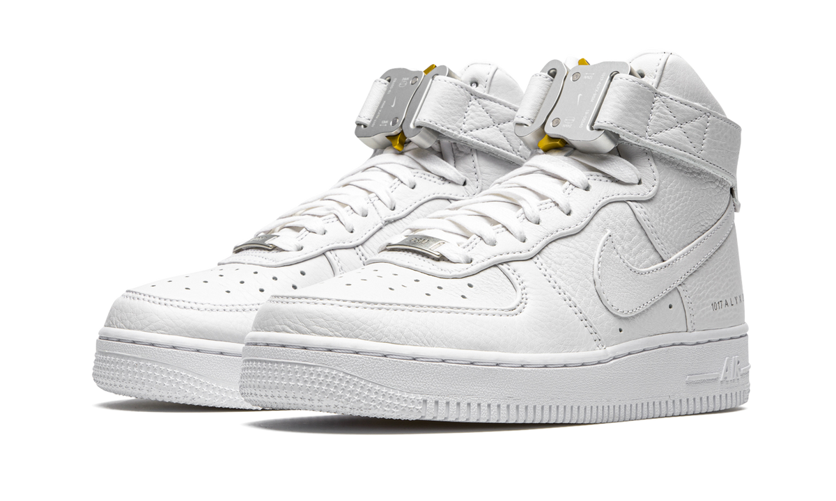 Overkicks - Nike Air Force 1 High 1017 ALYX 9SM White (CQ4018-100) - vista trasera