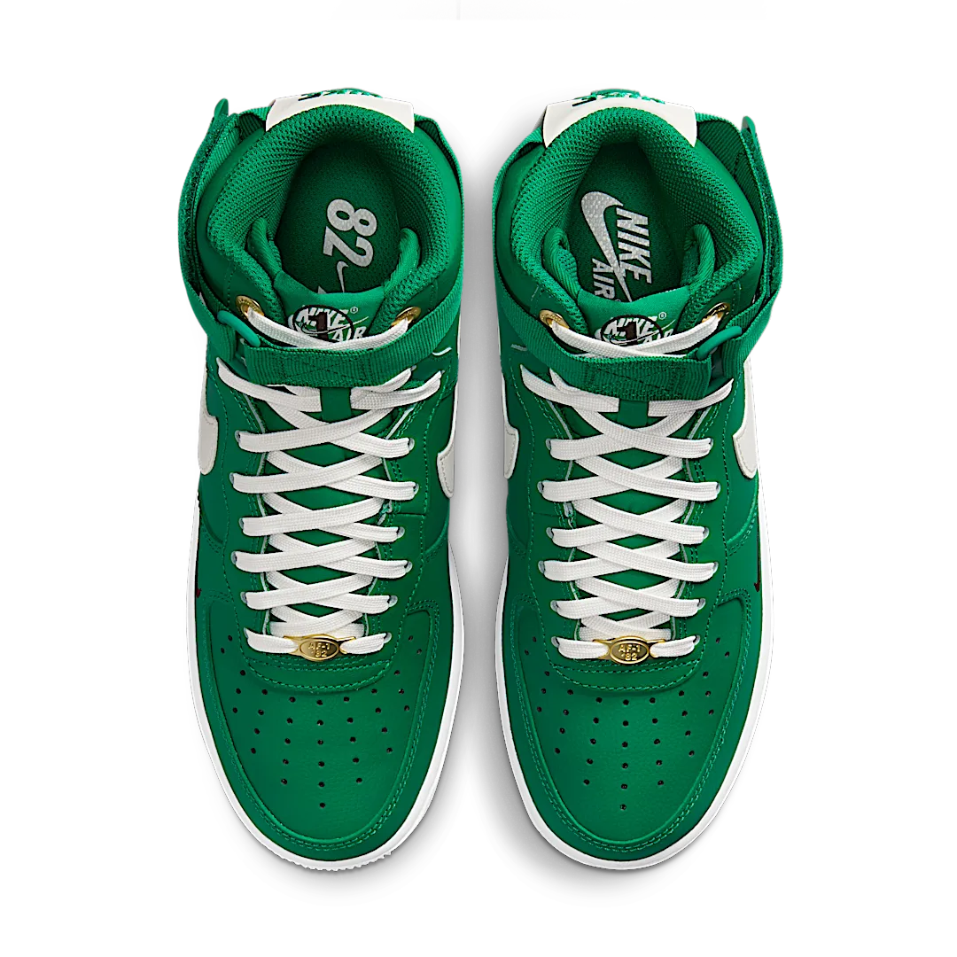 Overkicks - Nike Air Force 1 High 40th Anniversary Malachite (DQ7584-300) - par completo
