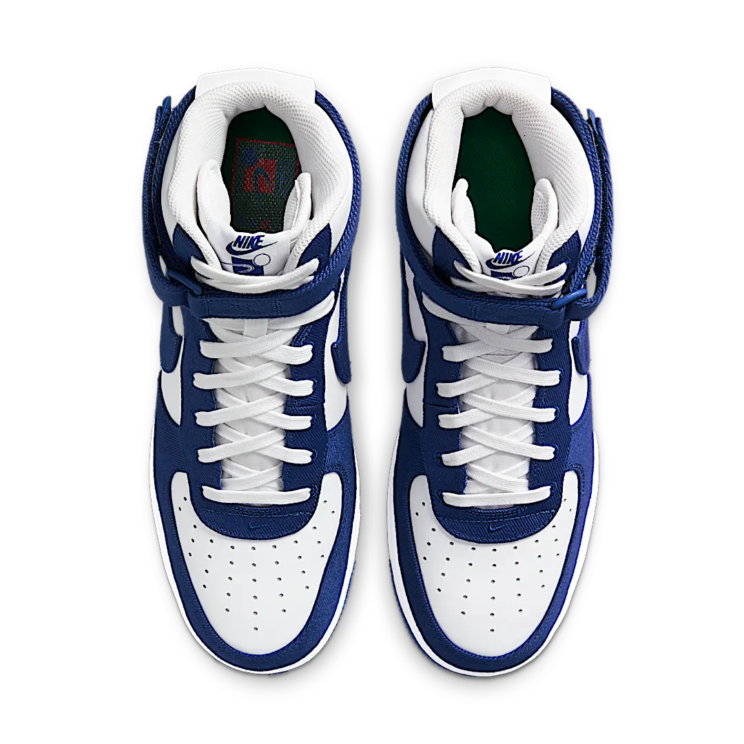 Overkicks - Nike Air Force 1 High EMB Dodgers (DC8168-100) - par completo