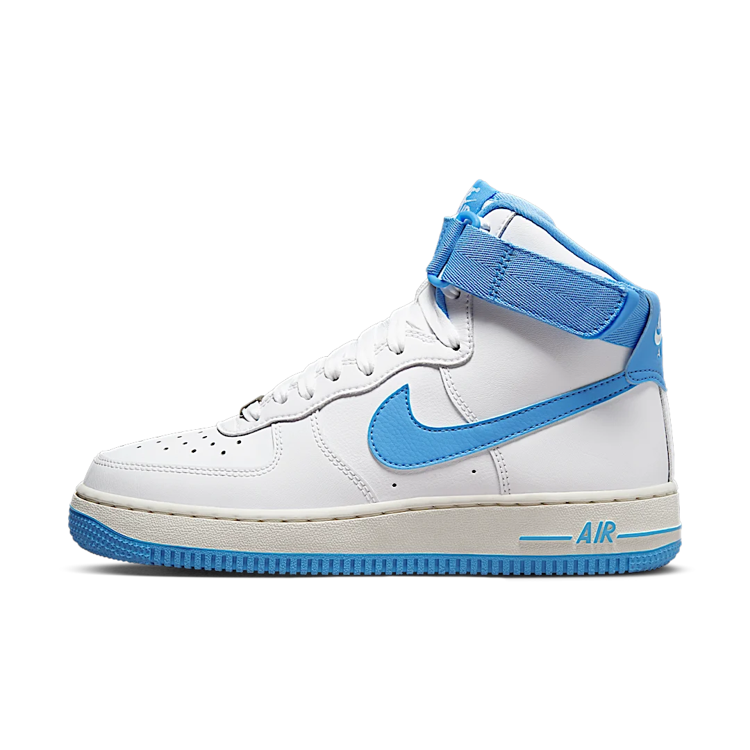 Overkicks - Nike Air Force 1 High OG QS University Blue (DX3805-100) - vista lateral