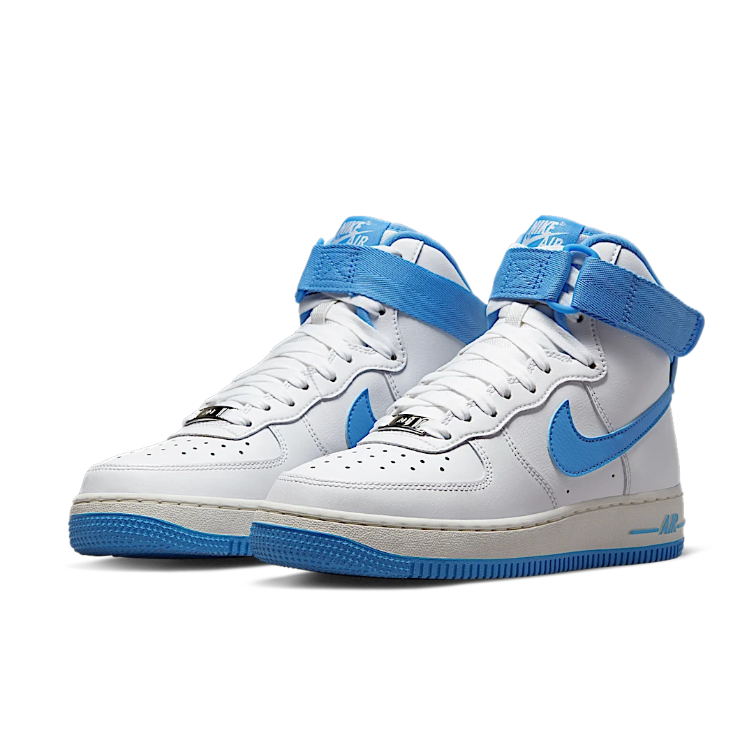 Overkicks - Nike Air Force 1 High OG QS University Blue (DX3805-100) - vista trasera