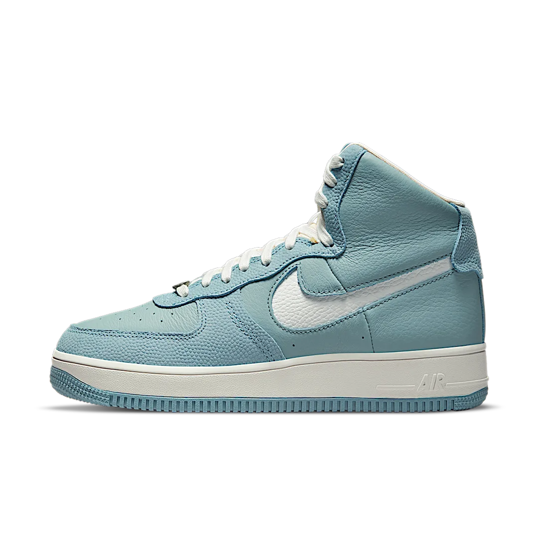 Overkicks - Nike Air Force 1 High Sculpt Worn Blue (DQ9325-300) - vista lateral