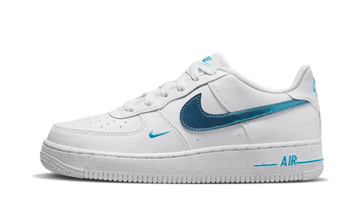 Overkicks - Nike Air Force 1 Impact Next Nature White Blue Lightning Blue Lightning (FD0677-100) - vista lateral