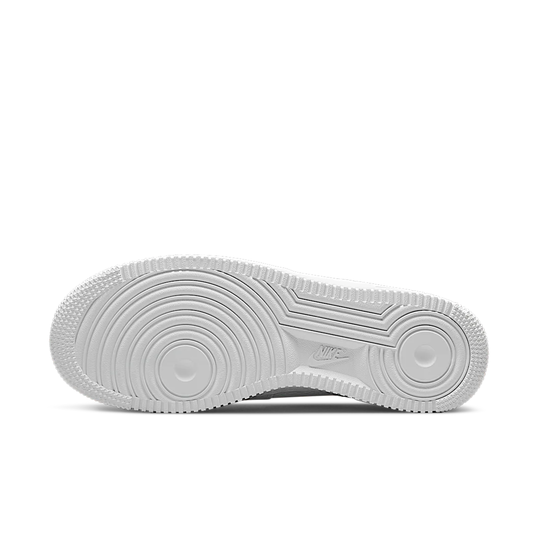 Overkicks - Nike Air Force 1 LO 07 Double Negative White Black (DV3455-100) - detalle suela