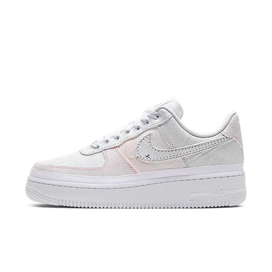 Overkicks - Nike Air Force 1 LX Reveal Black Swoosh (CJ1650-100) - vista lateral