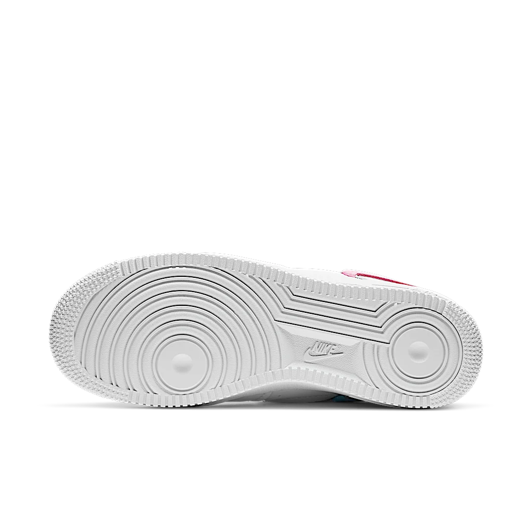 Overkicks - Nike Air Force 1 LXX White Pink Aqua (DC1164-101) - detalle suela