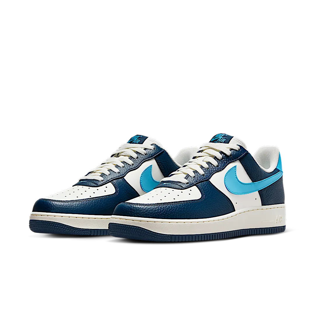 Overkicks - Nike Air Force 1 Low 07 Armory Navy Baltic Blue (HJ9291-478) - vista trasera