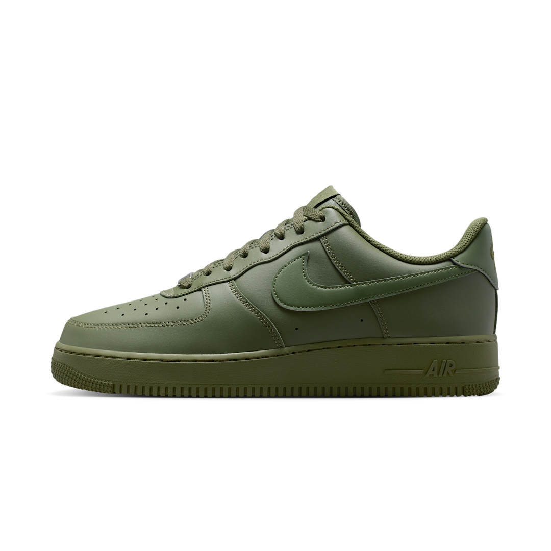Overkicks - Nike Air Force 1 Low 07 Army Olive (IH1698-300) - vista lateral