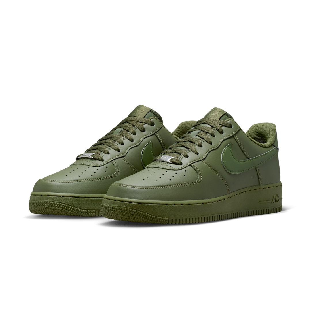 Overkicks - Nike Air Force 1 Low 07 Army Olive (IH1698-300) - vista trasera