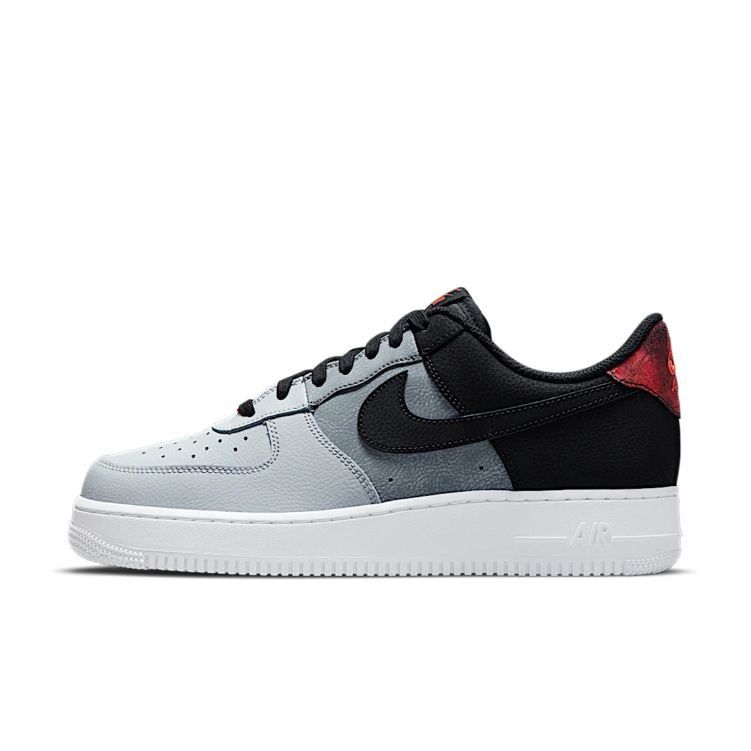 Overkicks - Nike Air Force 1 Low 07 Black Smoke Grey (CZ0337-001) - vista lateral