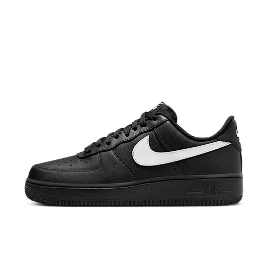 Overkicks - Nike Air Force 1 Low 07 Black White 2023 (FZ0627-010) - vista lateral