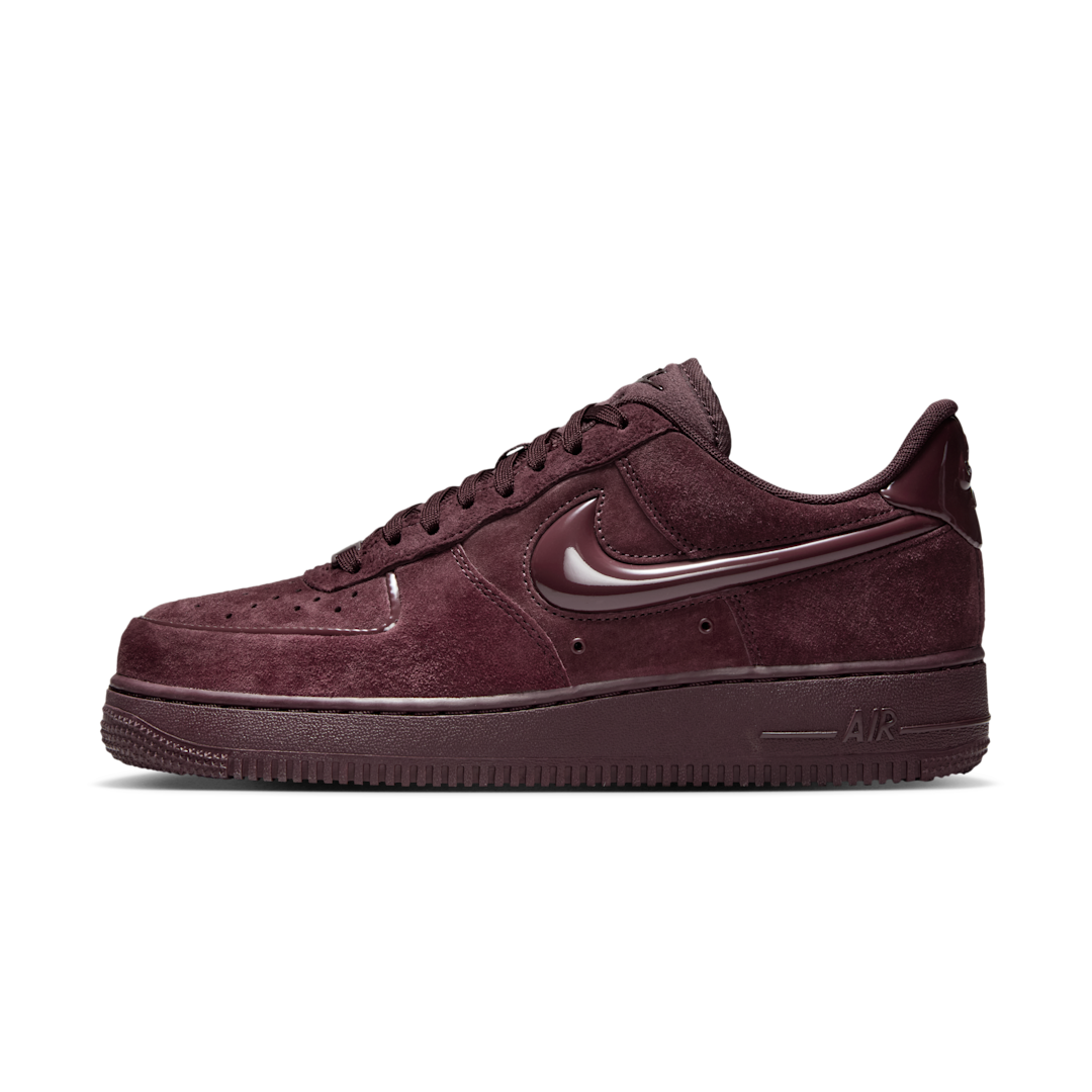 Overkicks - Nike Air Force 1 Low 07 Burgundy Crush (HV4406-600) - vista lateral