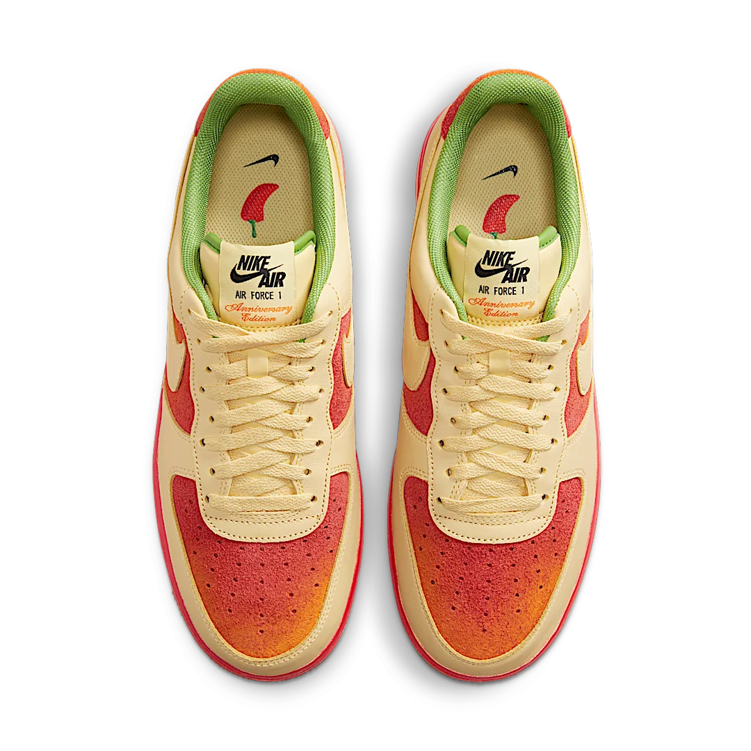 Overkicks - Nike Air Force 1 Low 07 Chili Pepper (DZ4493-700) - par completo