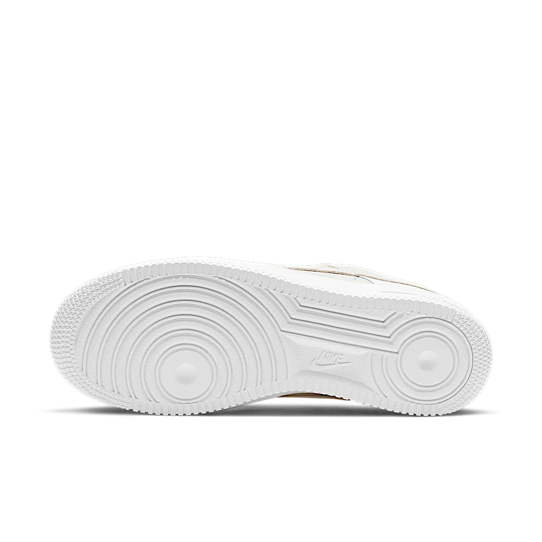 Overkicks - Nike Air Force 1 Low 07 Coconut Milk (DD6618-100) - detalle suela