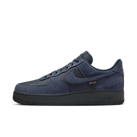 Overkicks - Nike Air Force 1 Low 07 Cordura Dark Obsidian (HQ3822-400) - vista lateral
