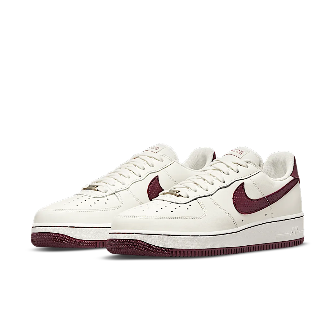 Overkicks - Nike Air Force 1 Low 07 Craft Dark Beetroot (DB4455-100) - vista trasera