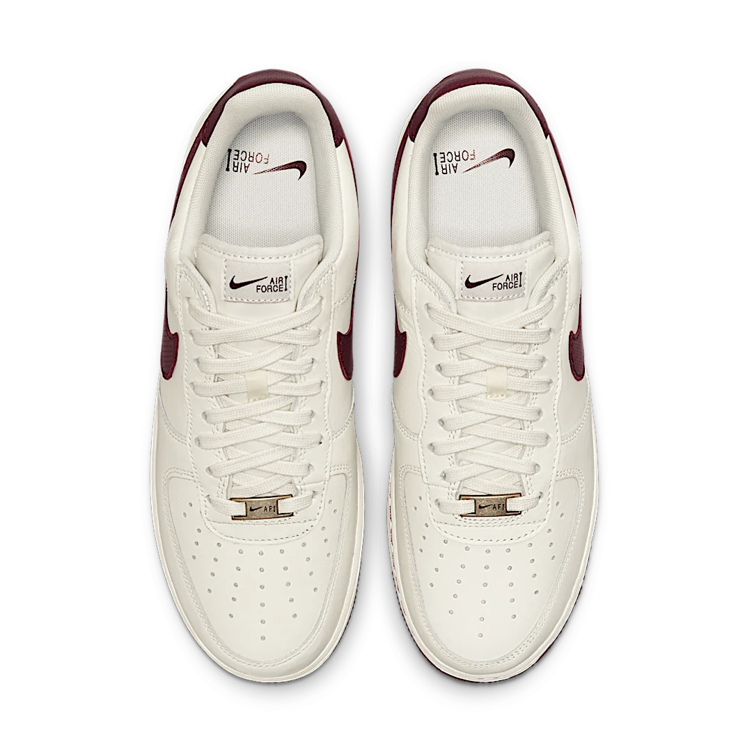 Overkicks - Nike Air Force 1 Low 07 Craft Dark Beetroot (DB4455-100) - par completo