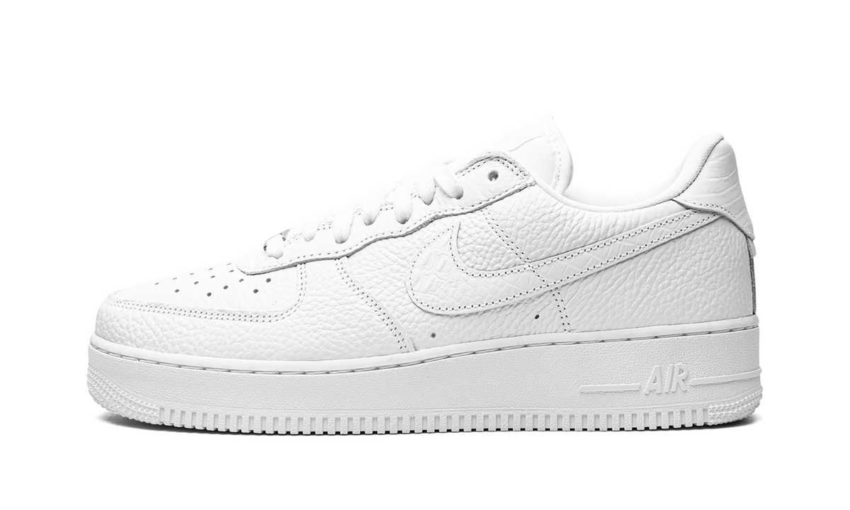 Overkicks - Nike Air Force 1 Low 07 Craft Quadruple White (CU4865-100) - vista lateral